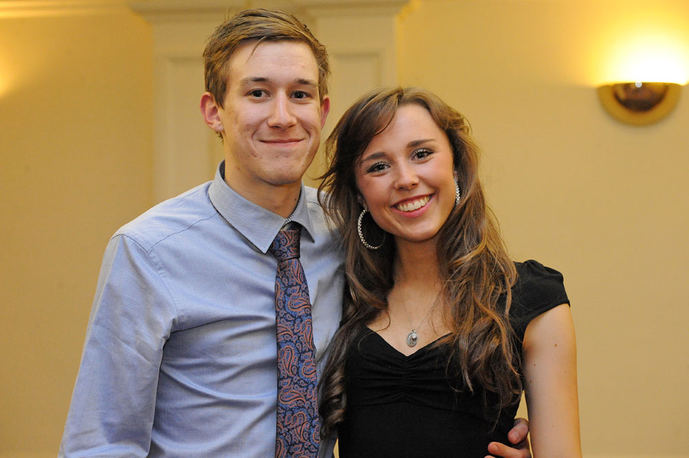 Jon Mould and Hannah Walker, Dave Rayner dinner 2012