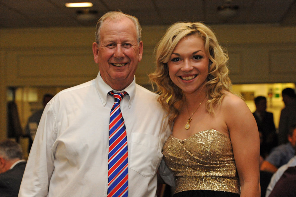 John Rayner and Lucy Garner, Dave Rayner dinner 2012