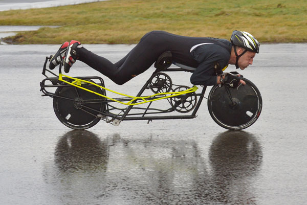 Graeme Obree, IHPVA run Nov 2012 Graeme Obree, IHPVA run Nov 2012