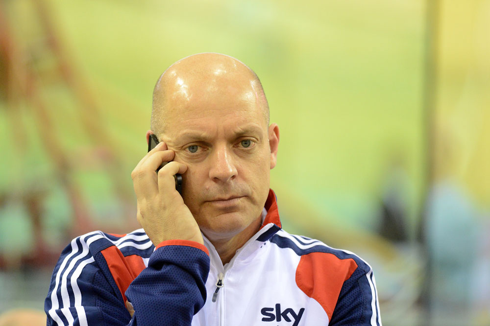 Dave Brailsford Glasgow track world cup 2012 glasgow, track, world, cup, cycling, racing, 2012