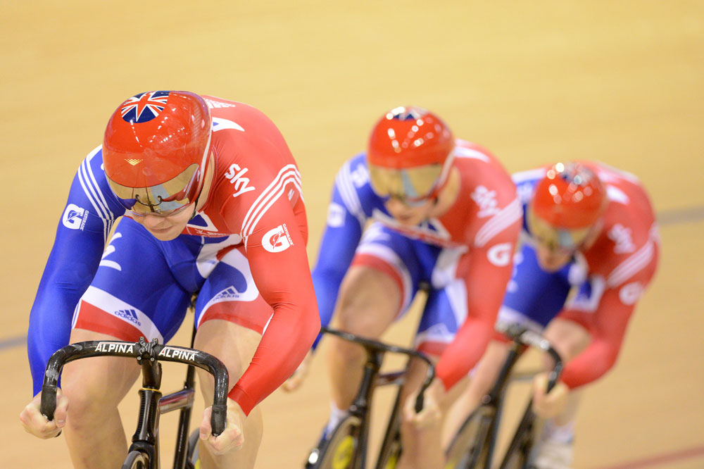 Great Britain men's team sprint Glasgow track world cup glasgow, track, world, cup, cycling, racing, 2012