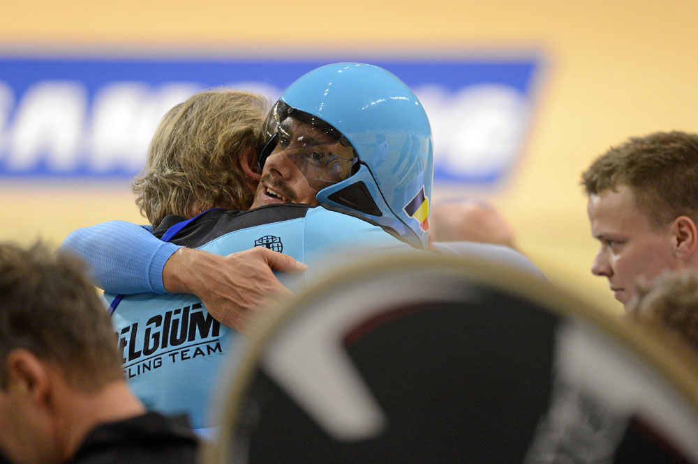 Belgium, Track World Cup, Glasgow 2012, day one