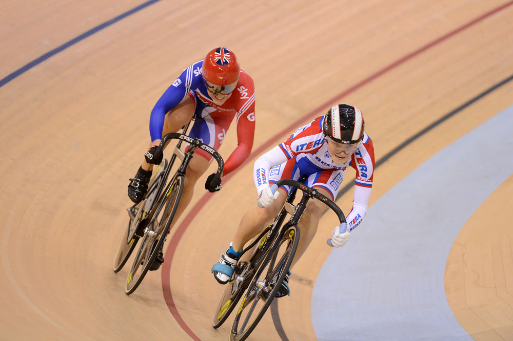 Voynova and Varnish, Track World Cup, Glasgow 2012, day two