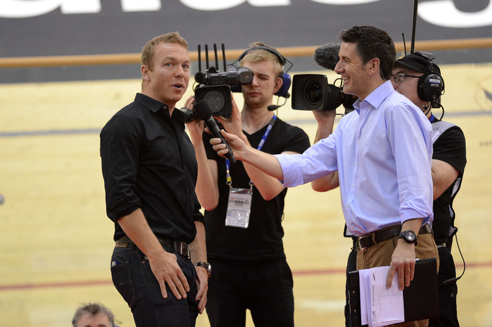 Sir Chris Hoy interview, Glasgow Track World Cup 2012, day three