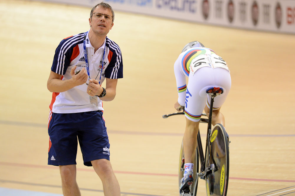 Laura Trott and Paul Manning, Glasgow Track World Cup 2012, day three
