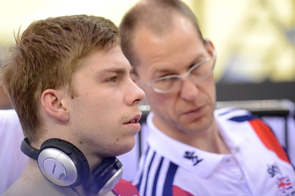 Philip Hindes and Ian Dyer, Glasgow Track World Cup 2012, day three