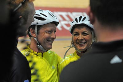 Charlie Stayt and Louise Minchin, BBC Breakfast Challenge 2012 Charlie Stayt and Louise Minchin, BBC Breakfast Challenge 2012