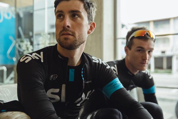 Bernhard Eisel and Salvatore Puccio, Team Sky/Rapha 2013 Bernhard Eisel and Salvatore Puccio, Team Sky/Rapha 2013