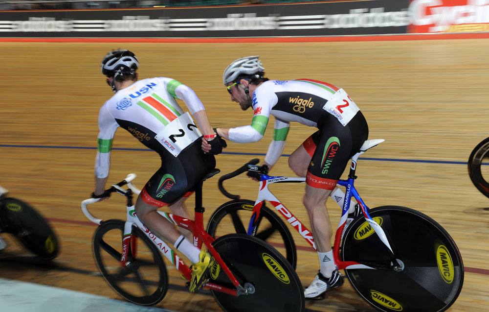 George Atkins & Jon Mould, British Madison National Championships 2013