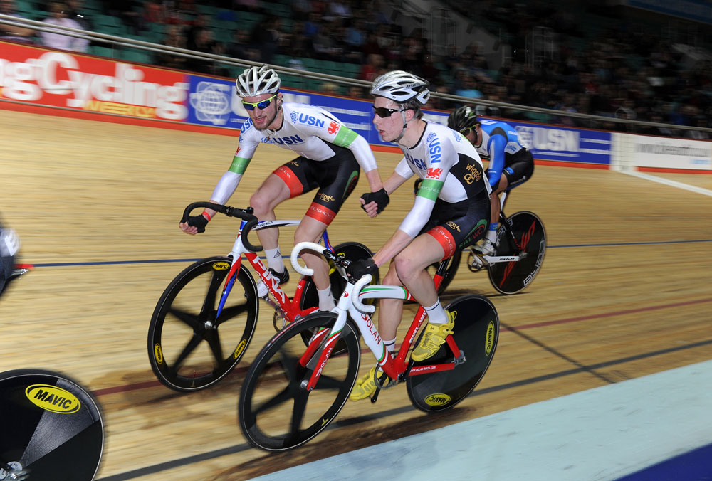 George Atkins & Jon Mould, British Madison National Championships 2013