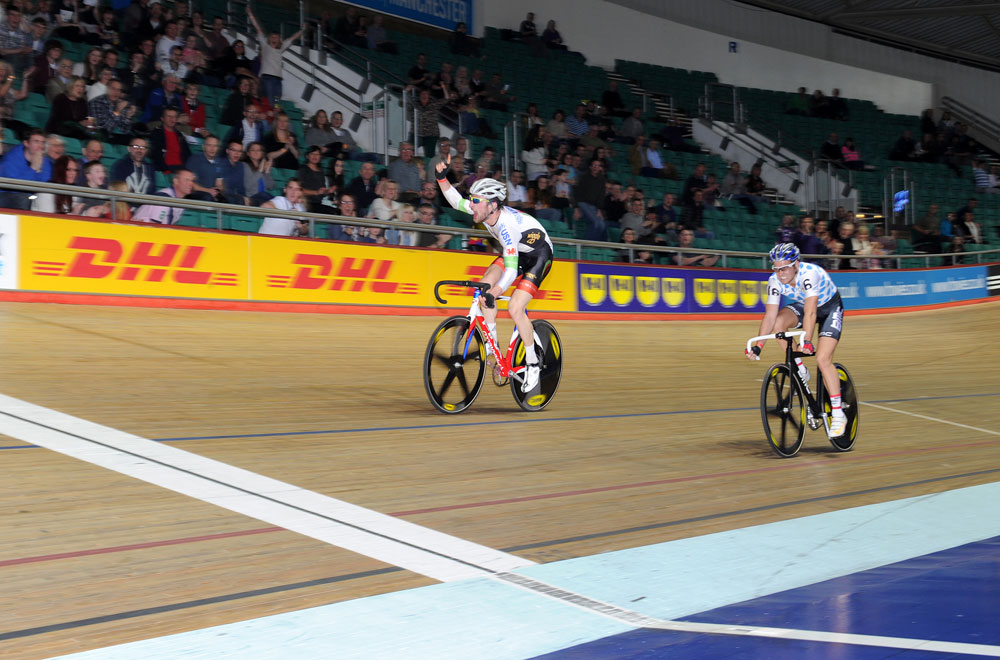 George Atkins wins, British Madison National Championships 2013