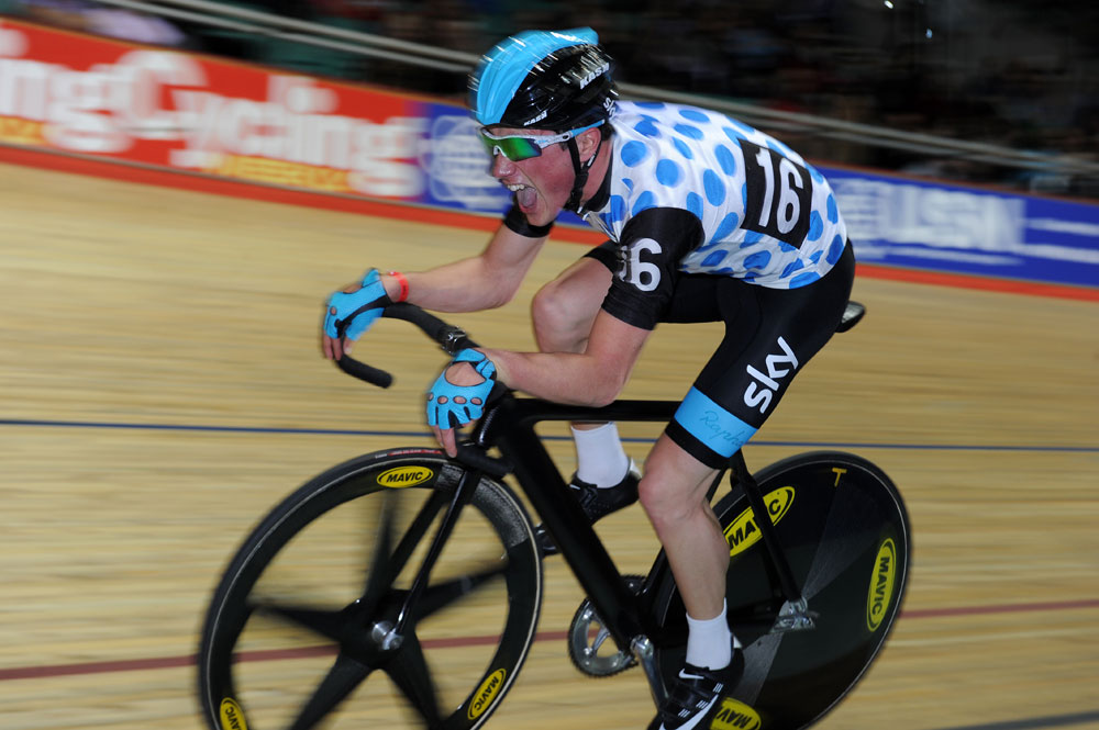 Peter Kennaugh, British Madison National Championships 2013