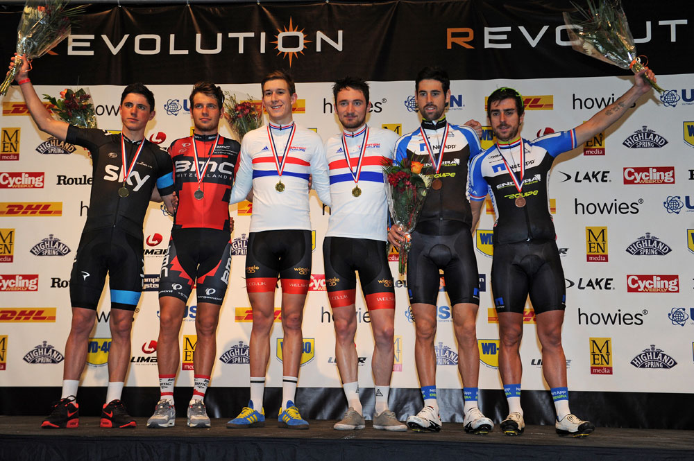 Podium, British Madison National Championships 2013