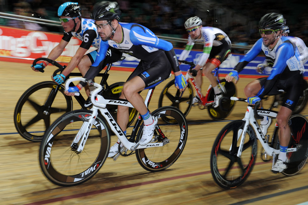 Jonny McEvoy and Russell Downing, British Madison National Championships 2013