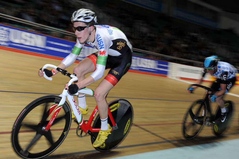 Jon Mould and Peter Kennaugh, British Madison National Championships 2013