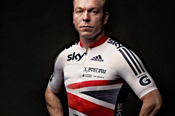 Sir Chris Hoy, new GB team kit 2013 Sir Chris Hoy, new GB team kit 2013