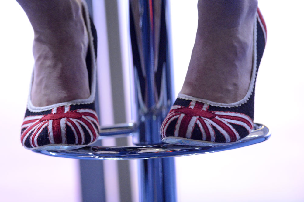 Sarah Storey's shoes, Revolution, January 5 2013