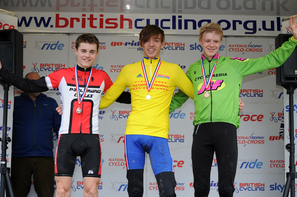 Junior podium (overall), National Trophy, Derby 2013