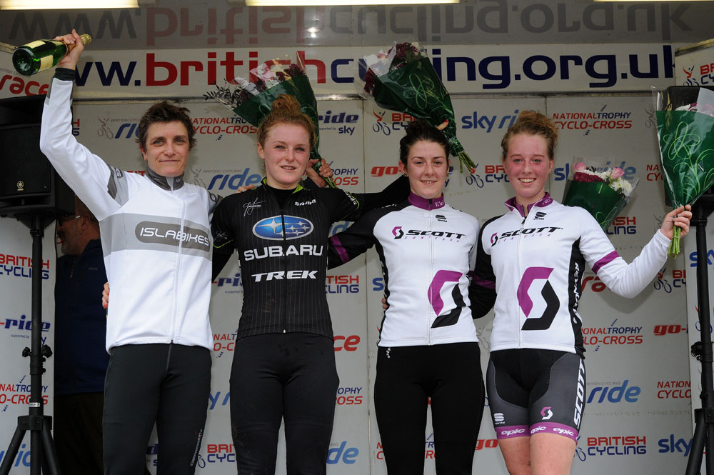 Women's podium (round), National Trophy, Derby 2013