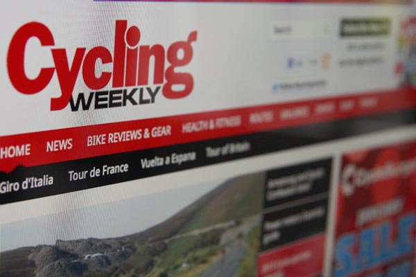 Cycling Weekly website Cycling Weekly website