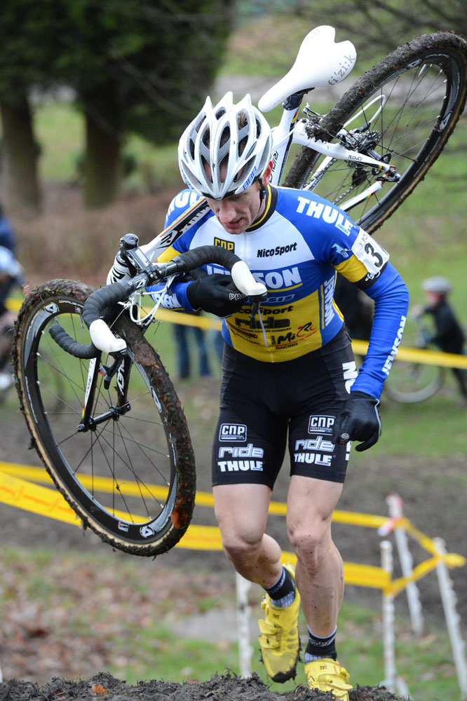 Darren Atkins, British cyclo-cross National Champs 2013