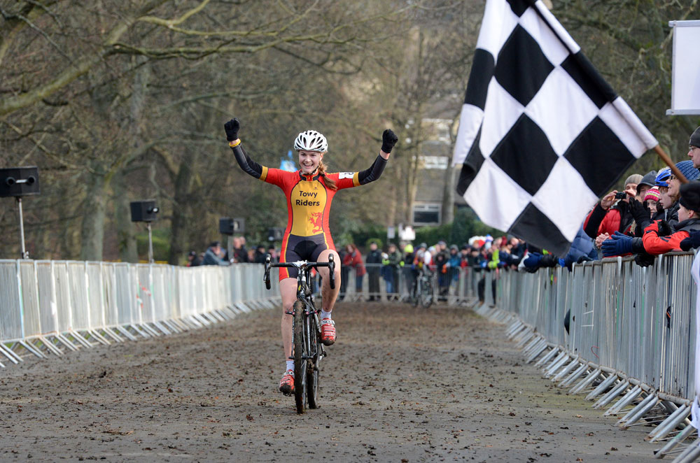 Jessica Roberts, British cyclo-cross National Champs 2013