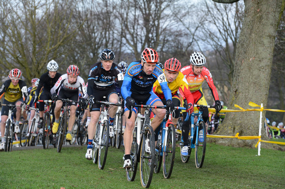 Vets 50+ start, British cyclo-cross National Champs 2013