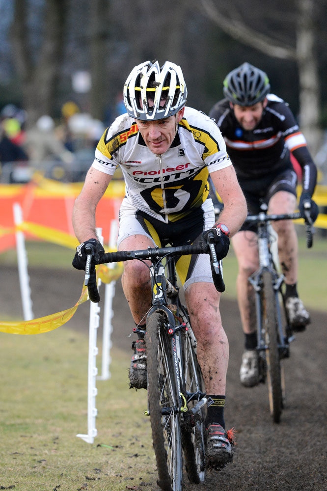 Nick Craig and Oli Beckingsale, British cyclo-cross national championships 2013