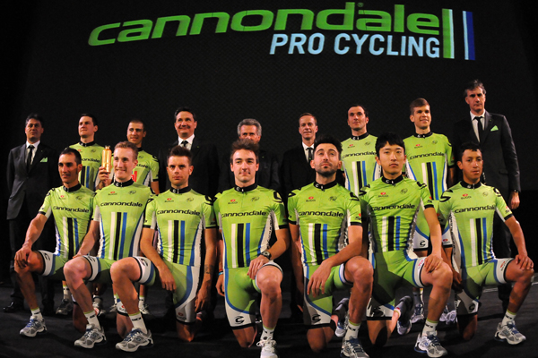 Cannondale team launch cannondale, pro cycling, team, basso, sagan