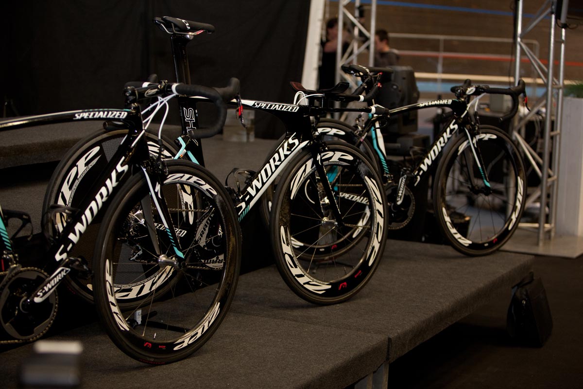 Specialized team bikes, Omega Pharma-QuickStep 2013 team launch