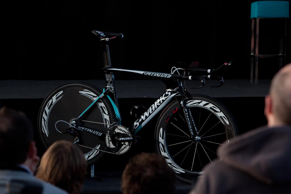 Specialized Shiv TT bike, Omega Pharma-QuickStep 2013 team launch