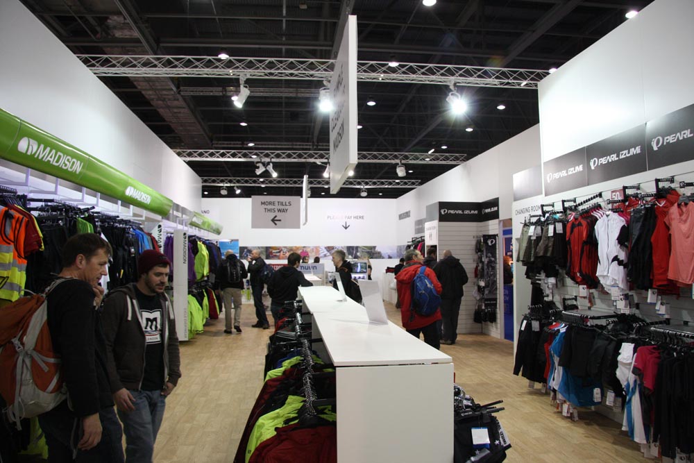 Madison retail area, London Bike Show 2013