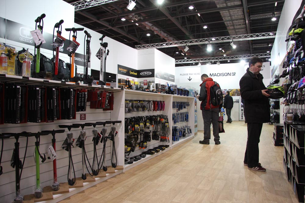 Madison retail area, London Bike Show 2013