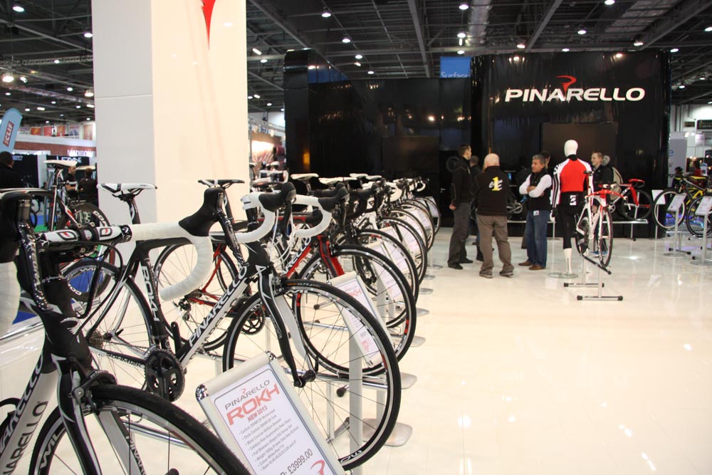 Yellow Ltd stand, London Bike Show 2013