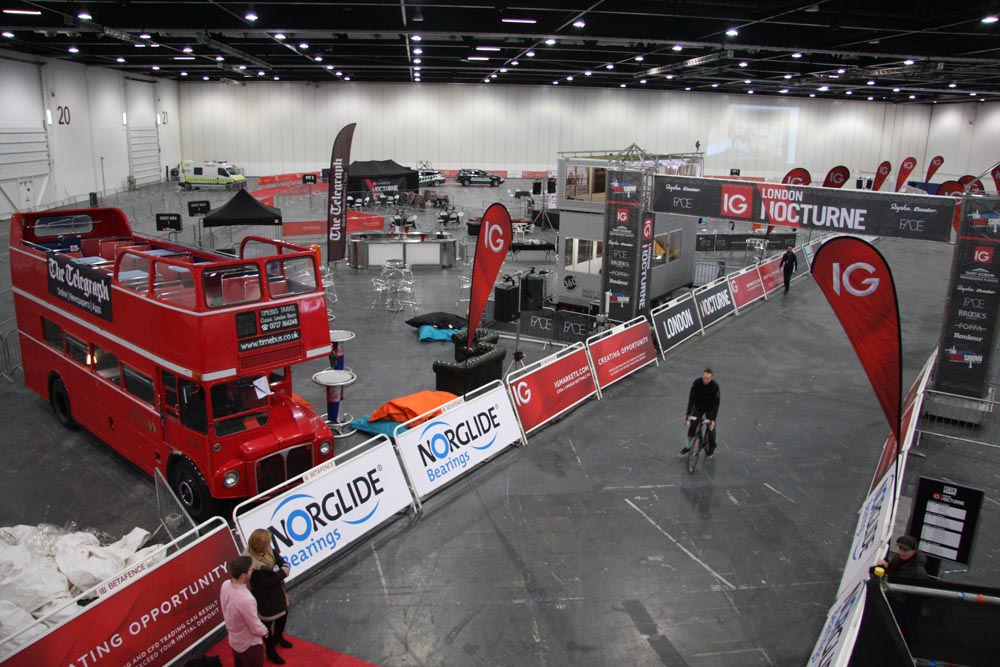 IG London Nocturne course, London Bike Show 2013