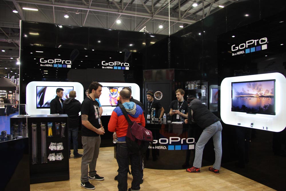 GoPro stand, London Bike Show 2013