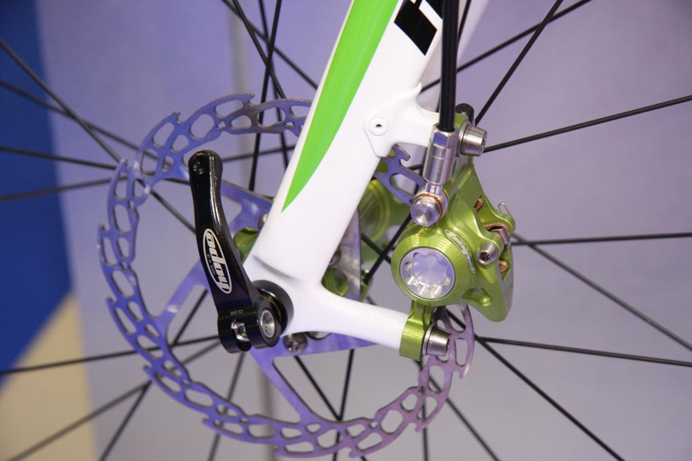 Hope road bike hydraulic disc brake converter, London Bike Show 2013