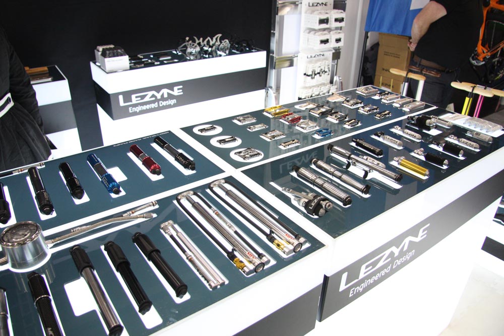 Lezyne tools and pumps, London Bike Show 2013