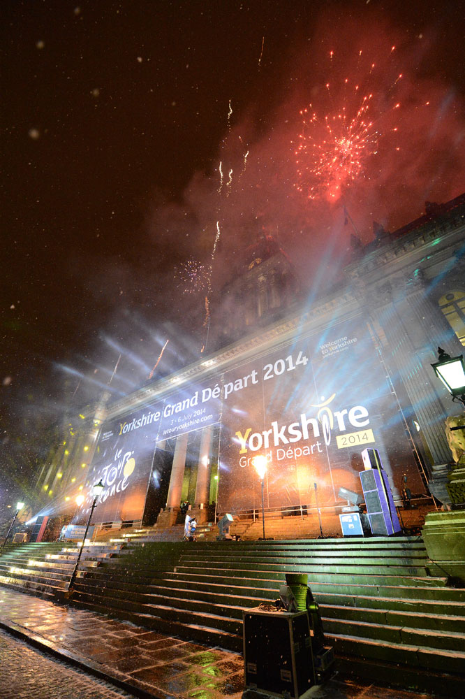 Fireworks, Tour de France 2014 Grand Depart launch