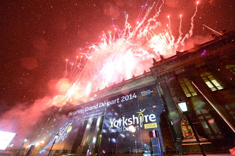 Fireworks, Tour de France 2014 Grand Depart launch