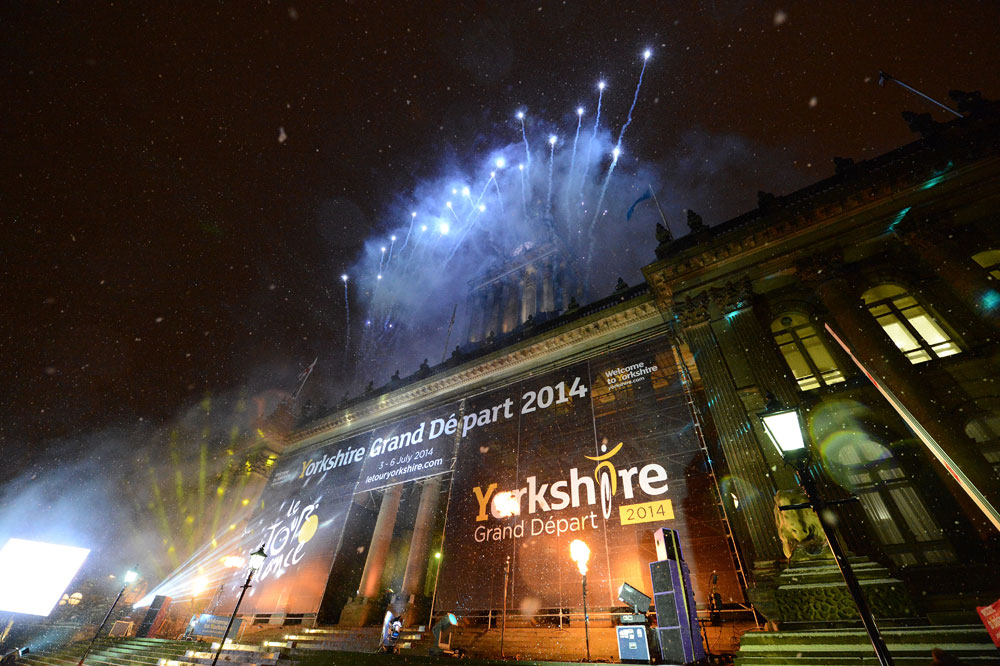 Fireworks, Tour de France 2014 Grand Depart launch