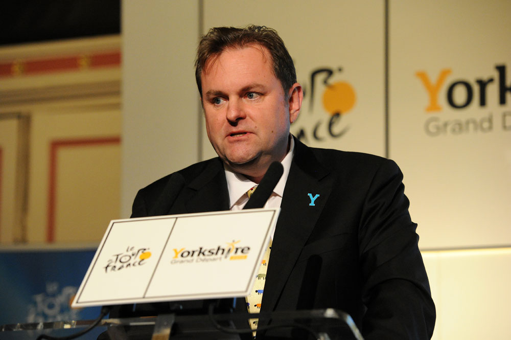 Gary Verity, Tour de France 2014 Grand Depart launch Gary Verity, Tour de France 2014 Grand Depart launch