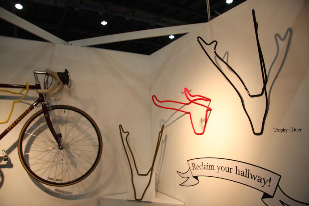 Trophy bike racks, London Bike Show 2013