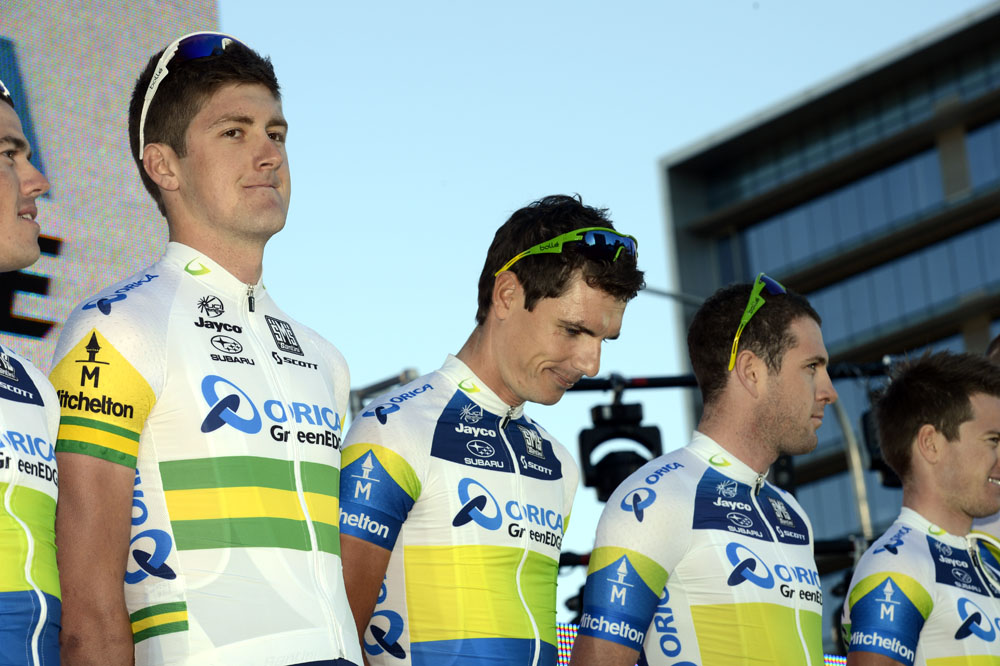 Luke Durbridge, Tour Down Under 2013, team presentation Luke Durbridge, Tour Down Under 2013, team presentation
