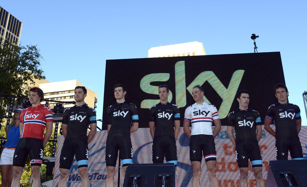 Sky, Tour Down Under 2013, team presentation