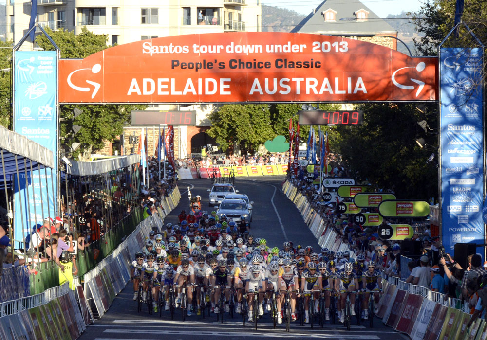 Peloton, People's Choice Classic, Adelaide, 20 January 2013