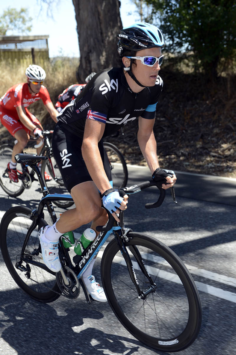 Geraint Thomas, Tour Down Under 2013, stage one