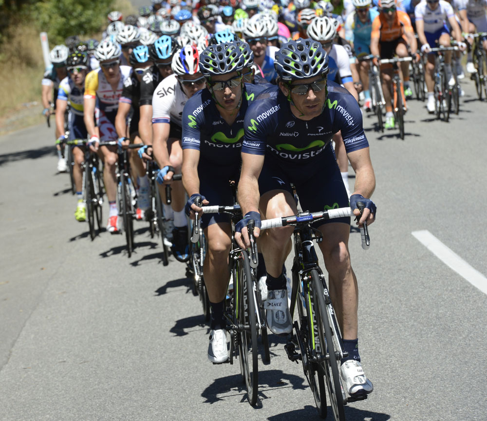 Movistar chase, Tour Down Under 2013, stage one