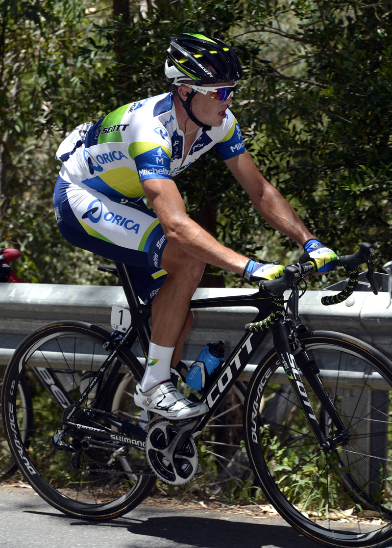 Simon Gerrans, Tour Down Under 2013, stage two