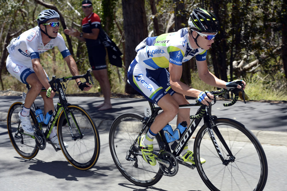 Will Clarke and Simon Clarke, Tour Down Under 2013, stage three